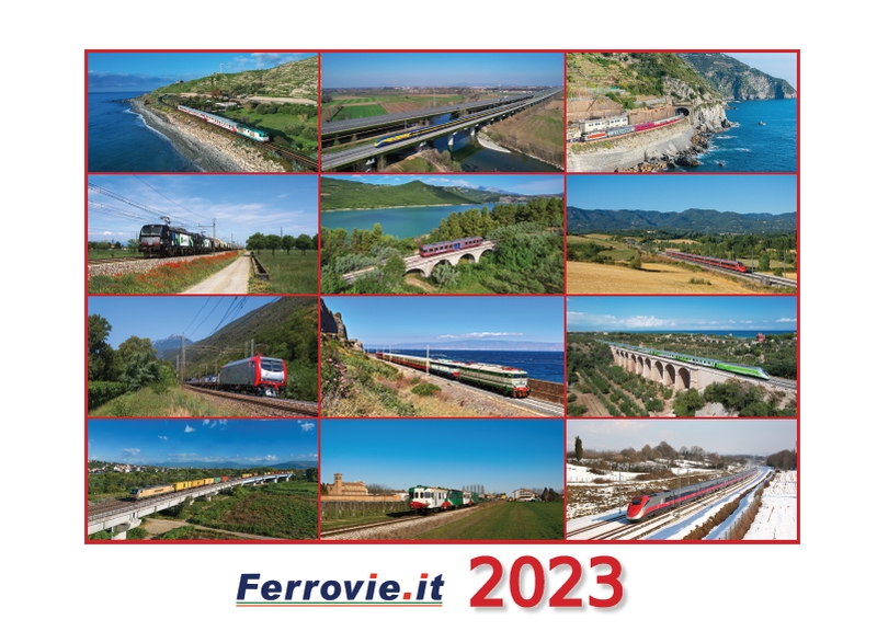 Calendario 2023 Ferrovie.it da parete